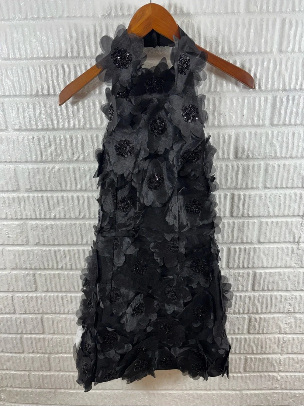 Elliatt Cherry Blossom Mini Dress Black Small NWT - Picture 4 of 8